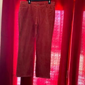 NYDJ, Salmon colored corduroys